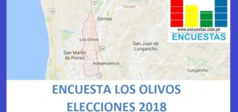Encuesta Alcaldía de Los Olivos – Setiembre 2018