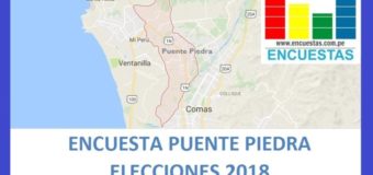 Encuesta Alcaldía de Puente Piedra – Setiembre 2018
