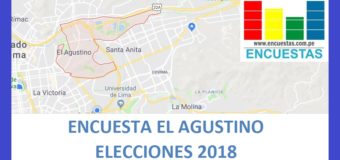 Encuesta Alcaldía El Agustino – Setiembre 2018