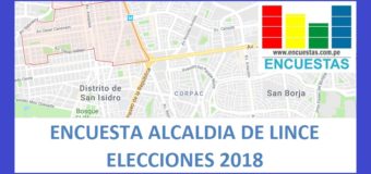 Encuesta Alcaldía de Lince – Setiembre 2018