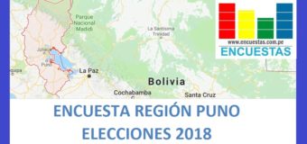 Encuesta Gobierno Regional de Puno – Setiembre 2018