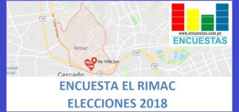 Encuesta Alcaldía del Rímac – Setiembre 2018