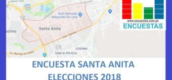 Encuesta Alcaldía de Santa Anita – Setiembre 2018