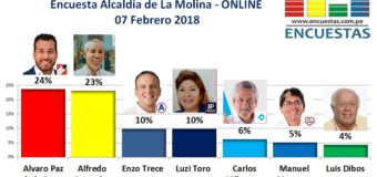 Encuesta Online Alcaldía de La Molina – 07 Febrero 2018
