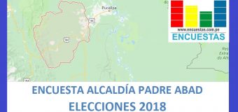 Encuesta Alcaldía de Padre Abad, Ucayali – Marzo 2018