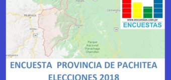 Encuesta Alcaldía Provincial de Pachitea – Agosto2018