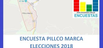 Encuesta Alcaldía de Pillco Marca, Huánuco – Junio 2018