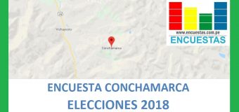 Encuesta Alcaldía de Conchamarca, Huánuco – Junio 2018