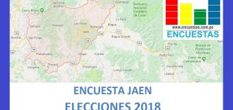 Encuesta Alcaldía Provincial de Jaén – Setiembre 2018