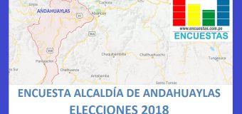 Encuesta Alcaldía de Andahuaylas – Setiembre 2018