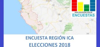 Encuesta Gobierno Regional de Ica – Setiembre 2018