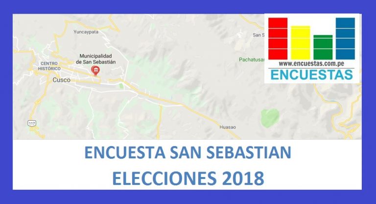 Encuesta Alcaldía Distrital de San Sebastian, Cusco – Agosto 2018