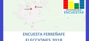 Encuesta Alcaldía de Ferreñafe, Setiembre 2018