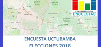 Encuesta Alcaldía de Uctubamba, Setiembre 2018