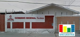 Encuesta Gobierno Regional de Tacna – Julio 2022