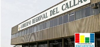 Encuesta Gobierno Regional del Callao – Agosto 2022
