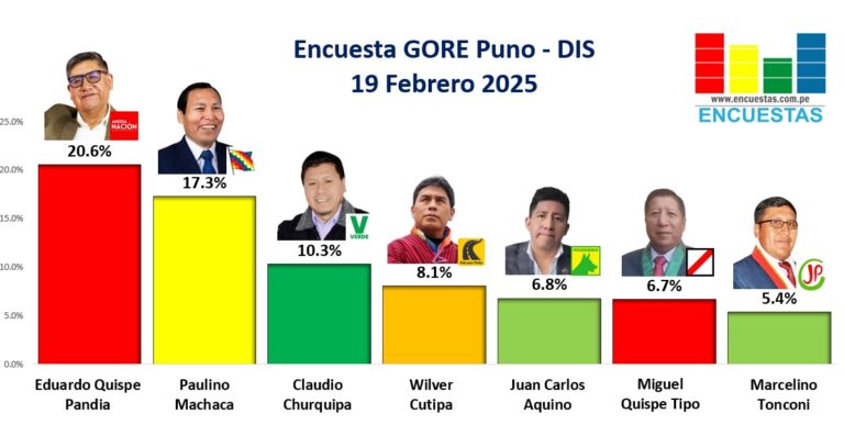 Encuesta GORE Puno, DIS – 19 Febrero 2025